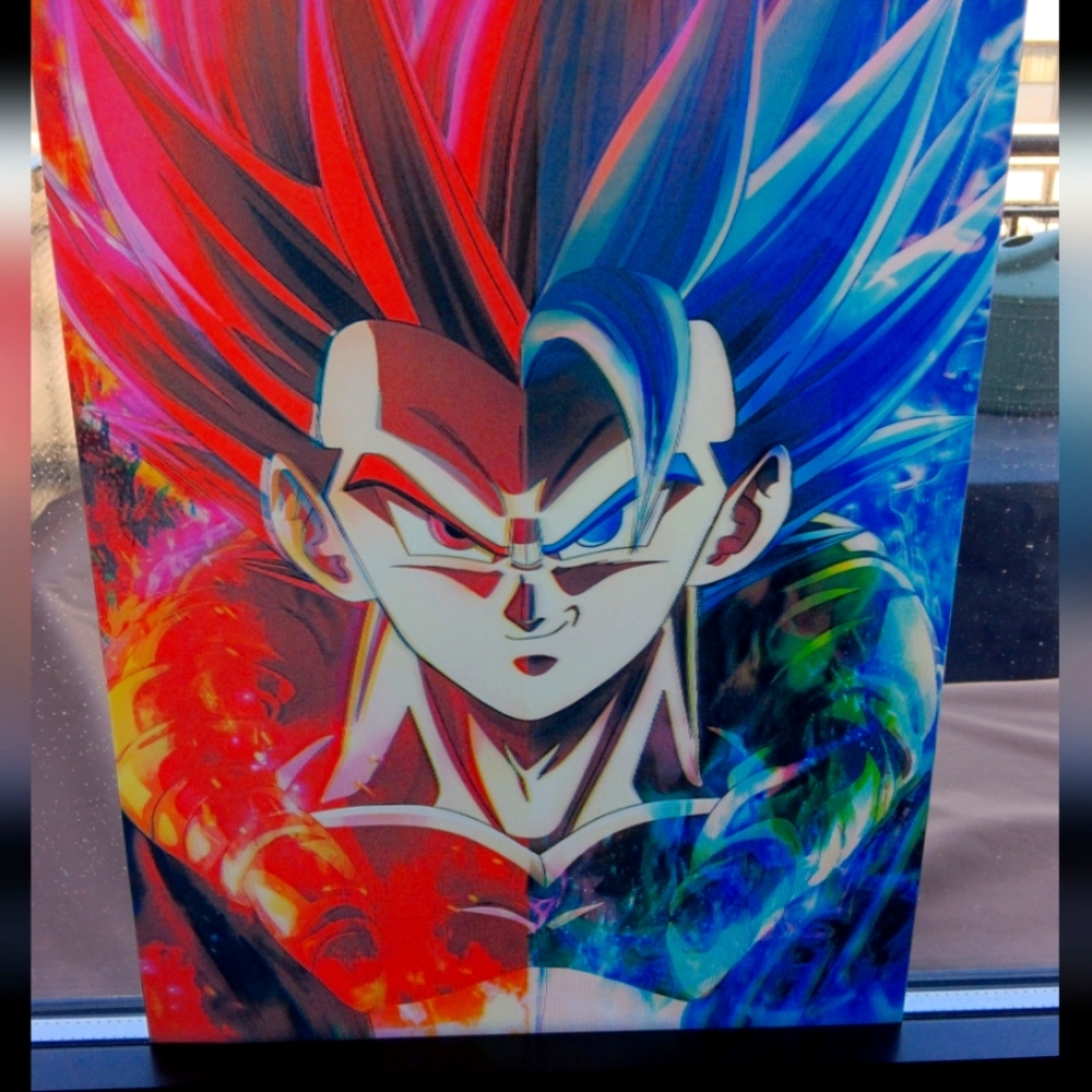 Dragon Ball Z Vegeta 15 X 12 Lenticular Poster New